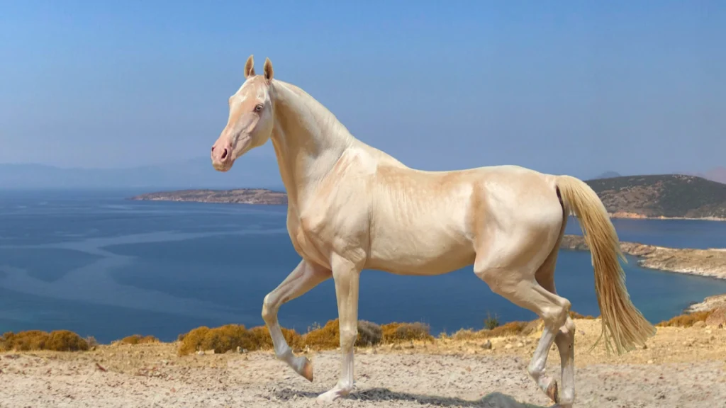 Akhal-Teke is also known as the “golden horse”